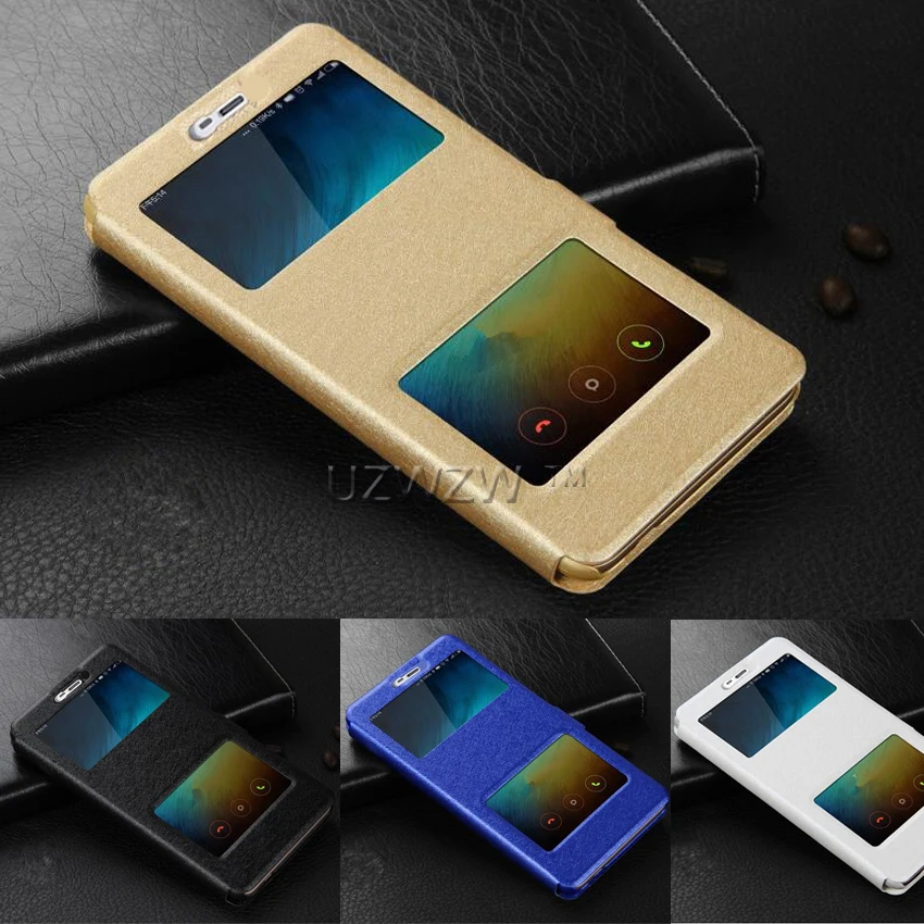 

For Xiaomi Redmi 4A Leather Case For Xiaomi Redmi 4A Case Business Smart Window View Flip Leather Case Cover