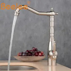 Жираф Ванная комната смеситель кран одно отверстие Одной ручкой 360 градусов вращения раковина для кухня
