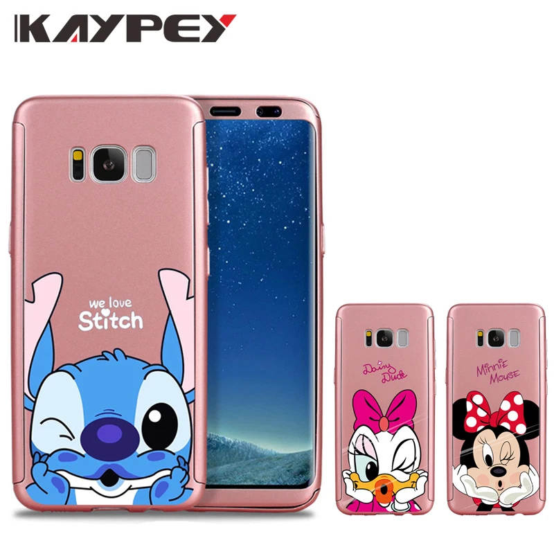 

Full Body Protection for Samsung Galaxy S8 S9 Plus S6 S7 Edge Minnie 360 Front Back Cover for J5 J7 Prime Note 8 A8 Plus 2018