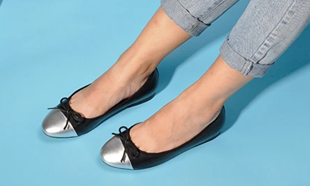 New Fashion Spring Autumn Women High Quality Office Lady Shoes Cow Leather Round Toe Bowite Ballet Flats Casual Dress Shoes