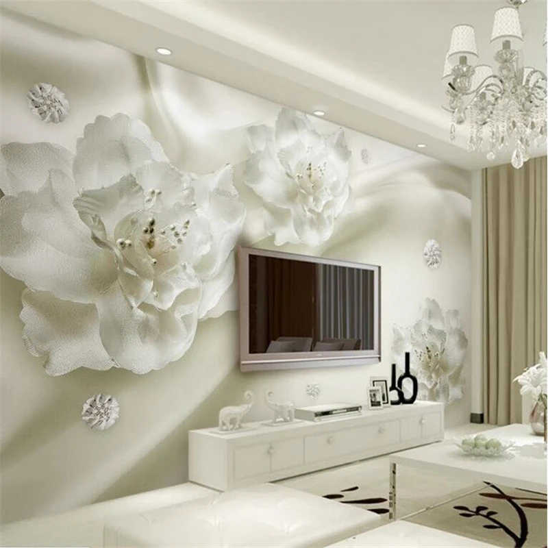 beibehang Custom any size of the sitting room wall murals of 3 d silk