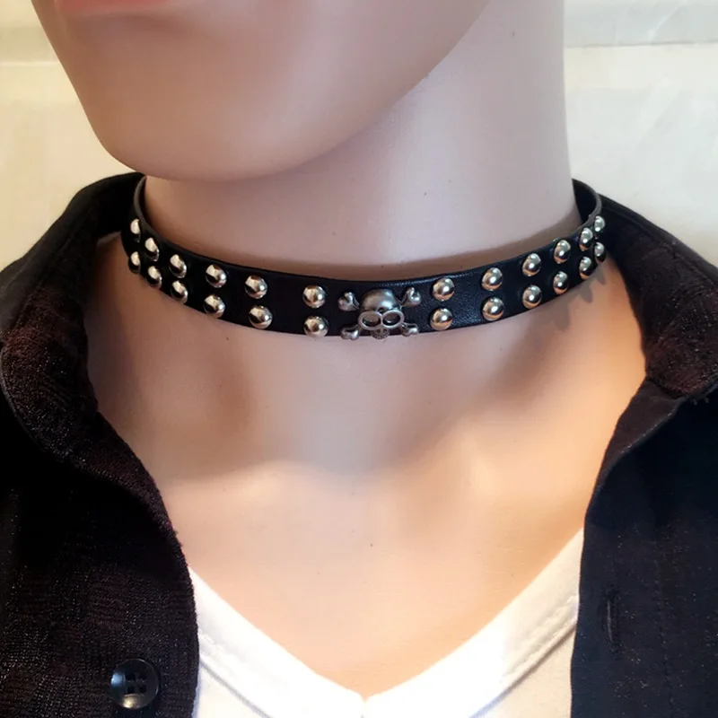N0094 мужское плетеное кожаное ожерелье с аксессуарами из нержавеющей стали