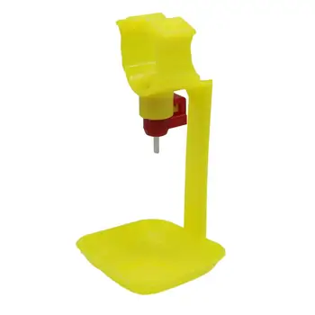 

4 Pcs Chicken Automatic Drinking Water Feeder Quail Bird Waterer Yellow drinking cups Chicken tools
