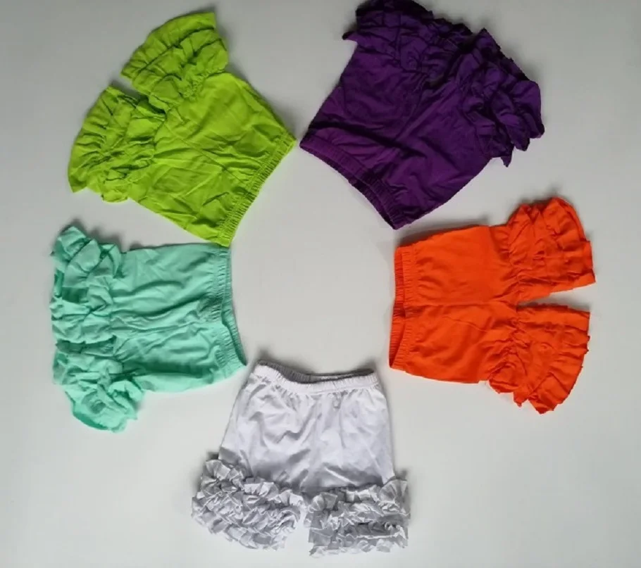 

baby girls pants solid shorts wholesale