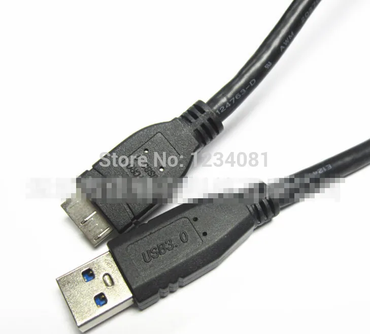 50 см длинный USB 3 0 Male A к Micro B кабель для передачи данных черный мобильный жесткий