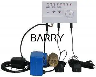 

New Leakage alarm flow meter flow sensor detect water leakage,leaking,overflowing (black DN15 single valve)