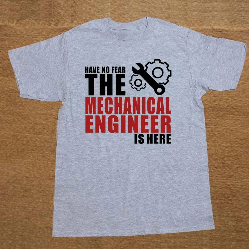 Have No Fear The Mechanical Engineer Is Here T Shirt Novelty Funny Tshirt Mens Clothing Short Sleeve Camisetas T-shirt Have No Fear The Mechanical Engineer Is Here T Shirt Novelty Funny Tshirt Mens Clothing Short Sleeve Camisetas T-shirt