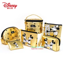 Настоящая Дисней Микки Маус многофункциональная женская сумка Кошелек Сумочка для ухода за ребенком модная сумка для мам подарок для девочек Дисней горячая Распродажа набор