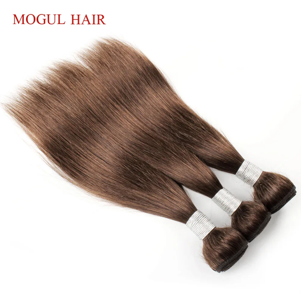 MOGUL волосы 4/6 пряди 50 г/шт. 10-16 дюймов 1B 27 темный корень медовый блонд Омбре перуанские прямые не Реми человеческие волосы