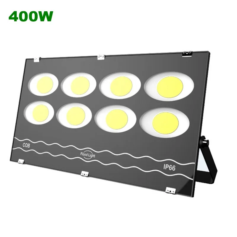 

10pcs 50W 100W 200W 300W 400W COB Led Flood Light AC220V Waterproof IP65 LED Spotlight Refletor LED Outdoor Lighting Garden Lamp