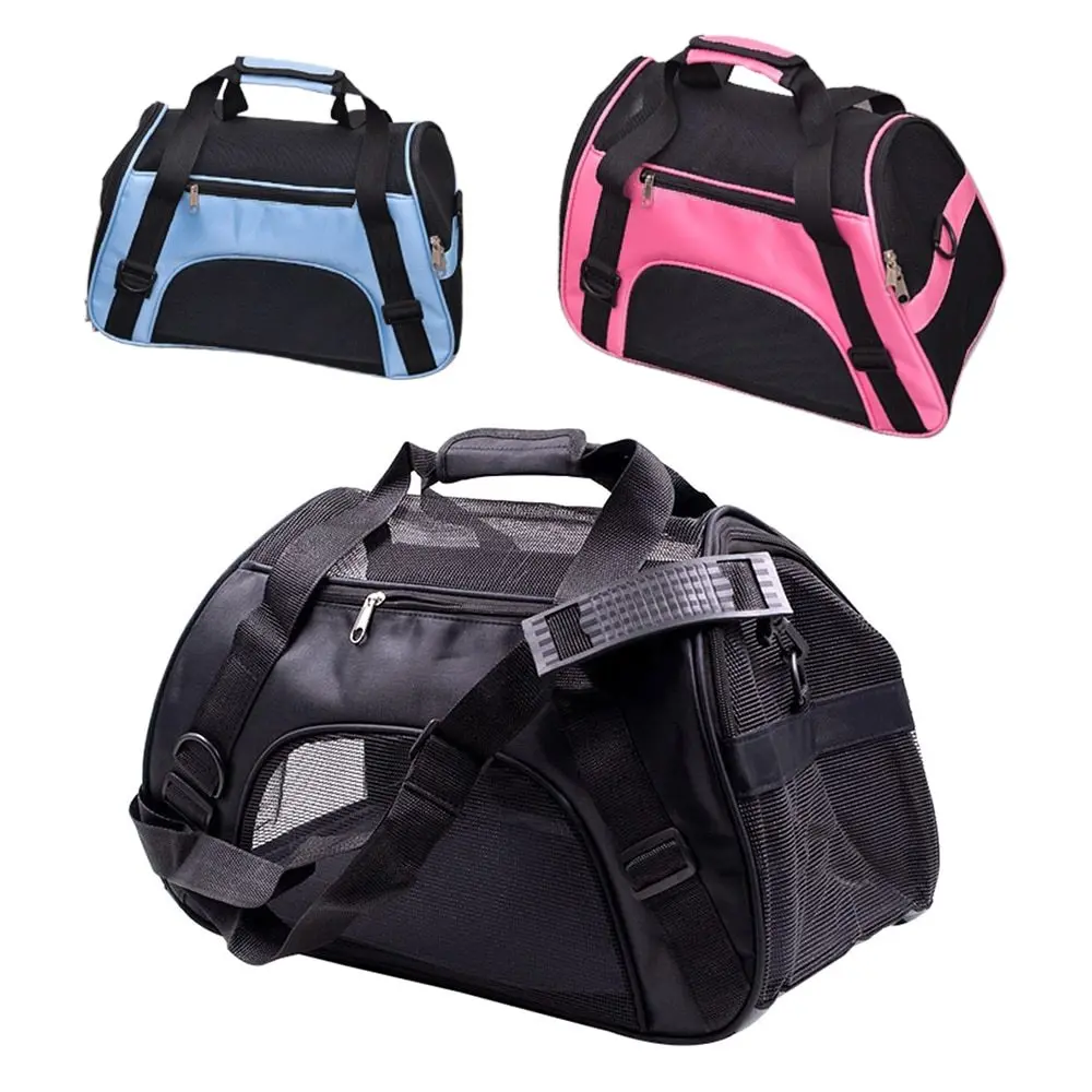 

Portable Pet Backpack Messenger Dog Cat Carrier Bags Cat Dog Carrier Outgoing Travel Teddy Packets Breathable Small Pet Handbag