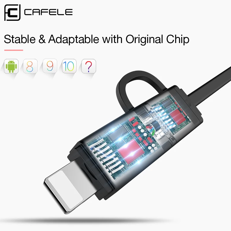 CAFELE Original retractable USB charging Cable For iPhone 7 6s plus 5s SE micro for android Samsung S6 S7 xiaomi huawei HTC