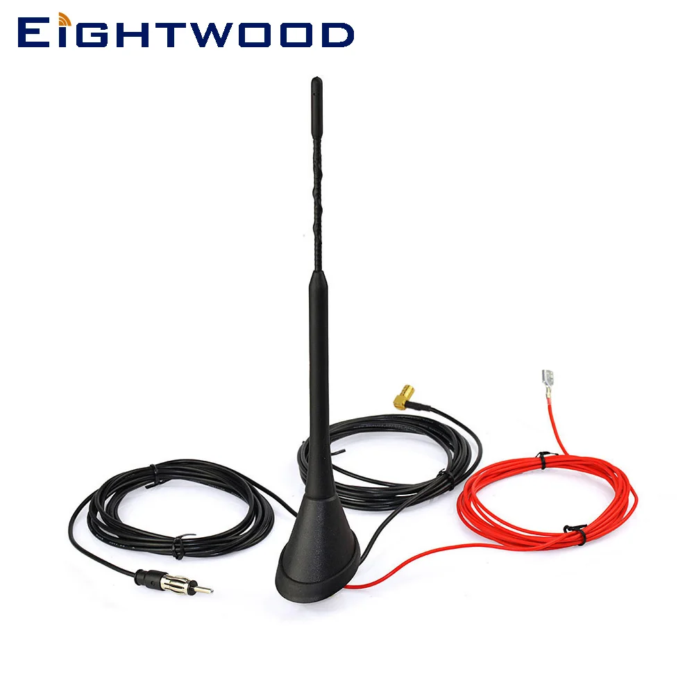 Eightwod Универсальная автомобильная крыша DAB + AM/FM радио встроенный усилитель