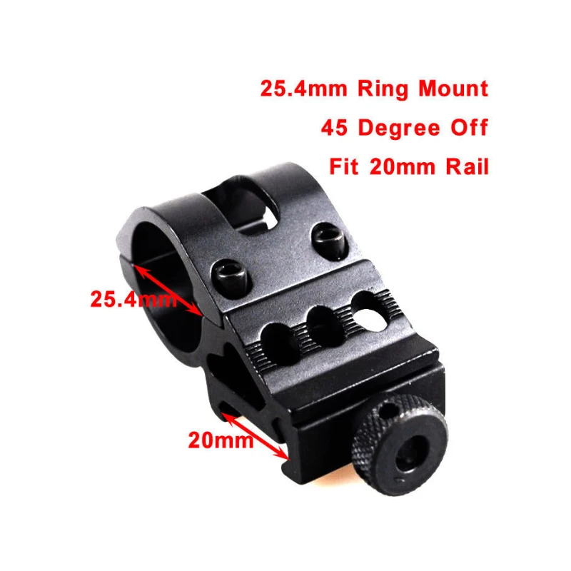 

Flashlight clamp 21 mm chuck aluminium alloy with wrench 25.4 mm diameter aluminium alloy aiming fixture