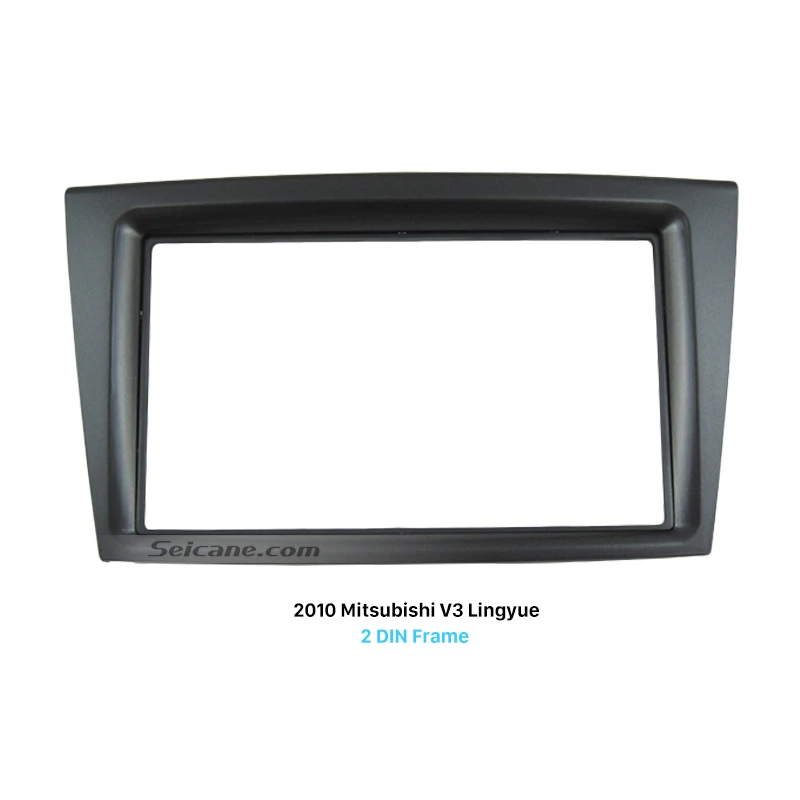 

Seicane Nice 2 Din Car Radio Fascia for 2010 Mitsubishi V3 Lingyue Dash CD Trim Installation Kit Stereo Interface Frame Panel