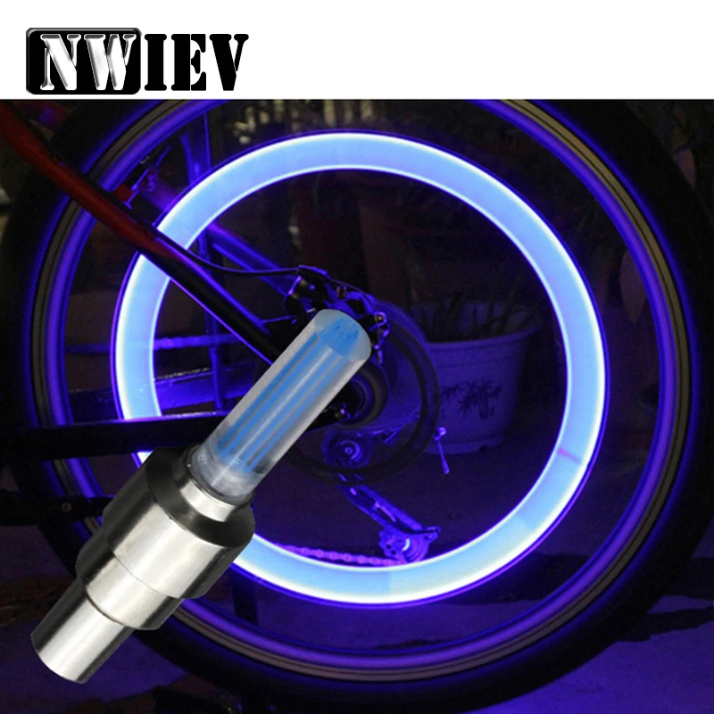 

NWIEV Car Styling For Acura Chevrolet Cruze Aveo Peugeot 307 308 Seat Leon CX-5 Multicolor Wheel LED Tire Tyre Valve Cool Covers