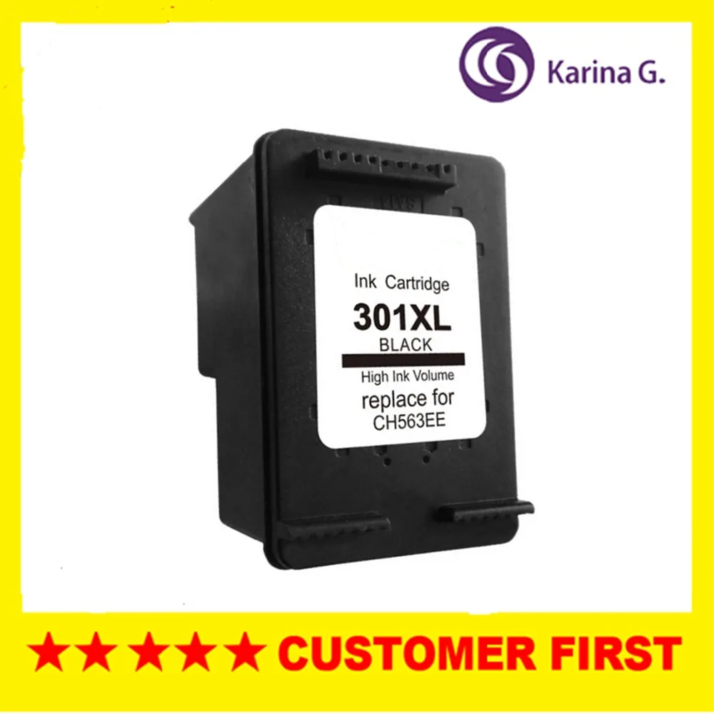 1X Black Ink cartridge for hp301 HP301 HP301XLFor HP DeskJet 1050 2050