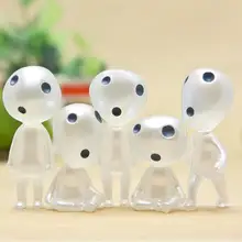 Лот из 5 Студии Ghibli Миядзаки Хаяо фигурка Принцесса Мононоке лесной дух эльф Кодама светятся в темные узоры 2 поколения