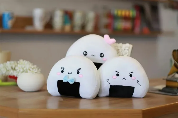 35cm Japanese Rice Roll Stuffed Plush Doll Toy Onigiri