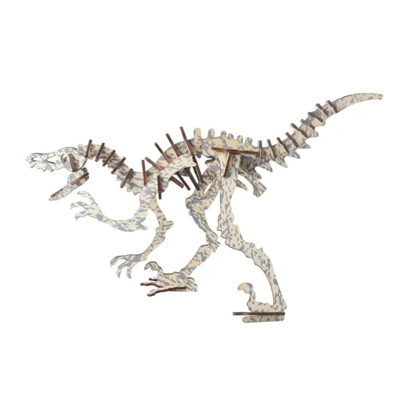 Моделирование 3D динозавр модель древесины собрать головоломки разобрать головоломки Дети интеллект обучающие игрушки для детей подарок - Цвет: pattern 5