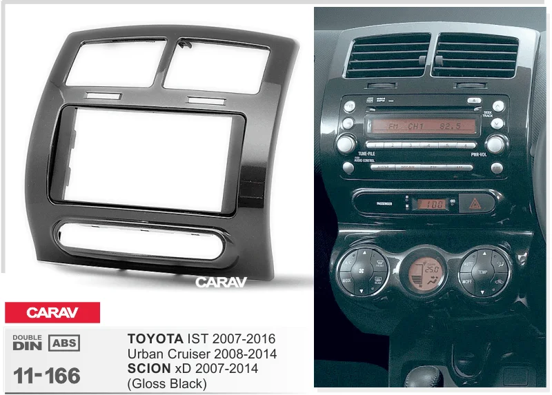 CARAV 11-780 Car Radio Installation Trim Fascia Panel