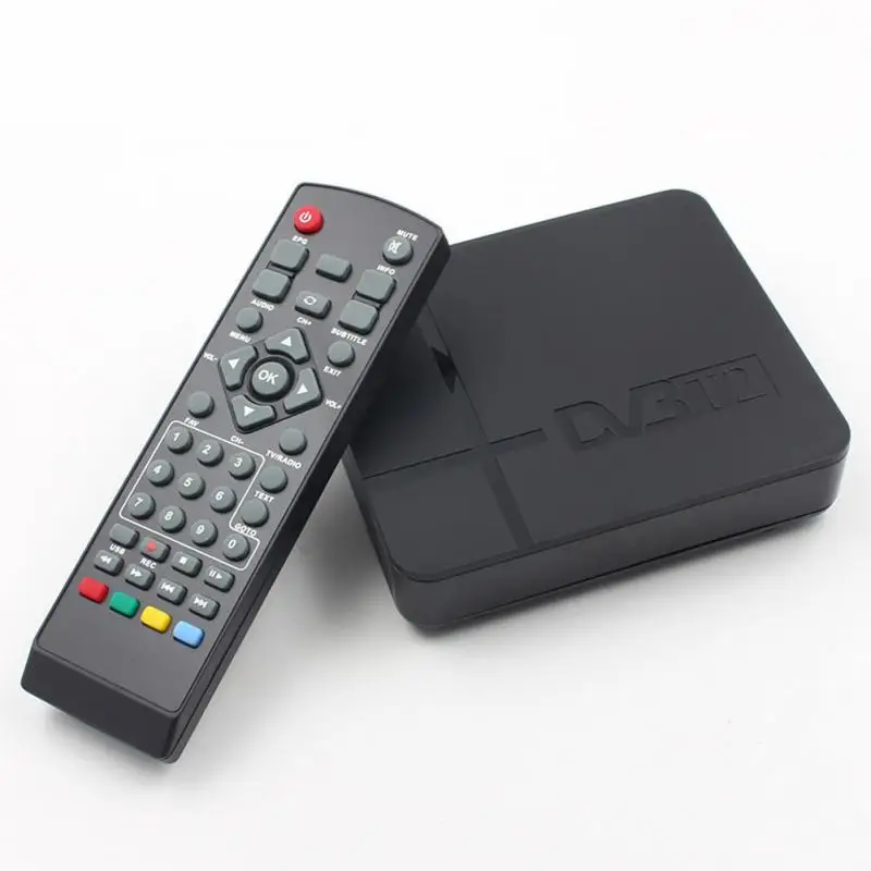 Goede Nieuwe EU plug K2 DVB T T2 Tv ontvanger 3D Digitale Video Terrestrial MPEG4 PVR HD 1080 P Set top Box TV Box Ondersteuning 3D interface