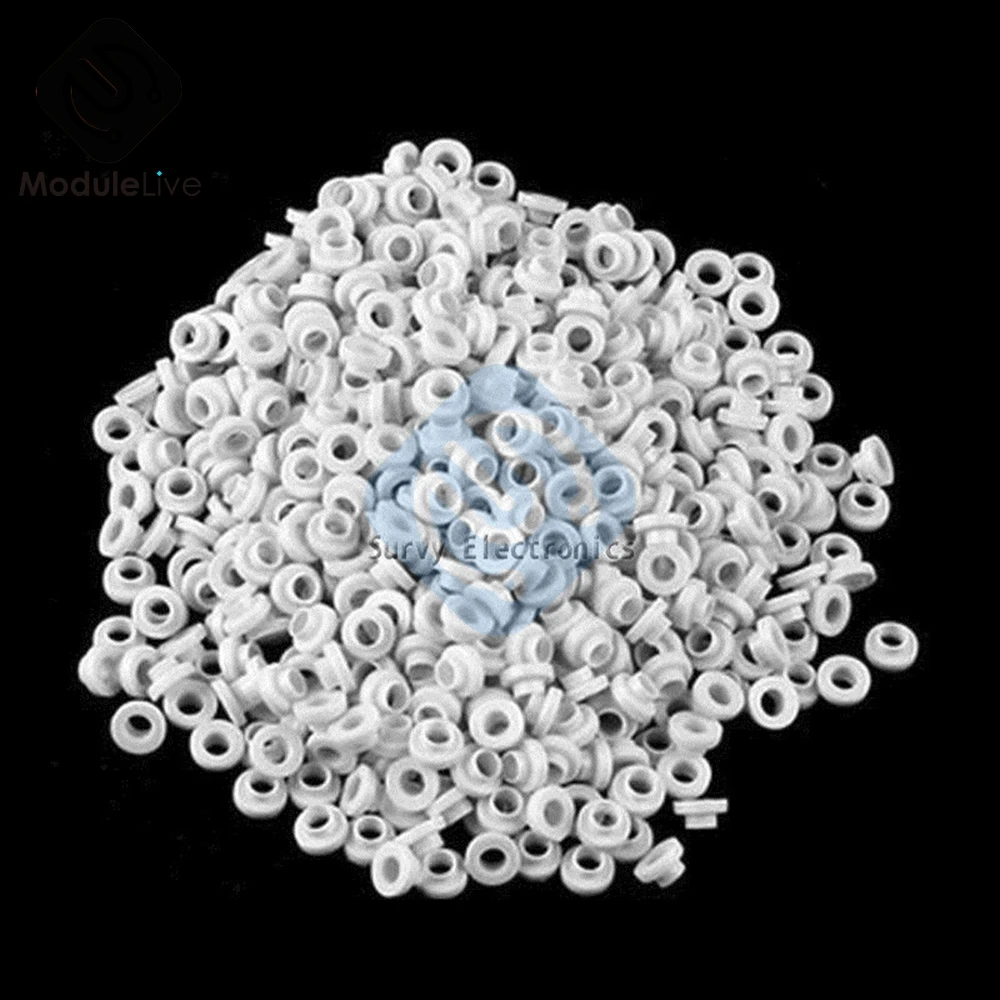 

NEW 100pcs TO-220 insulation tablets circle M3 transistor pads Bushing TO - 220 Plastic Insulation Washer