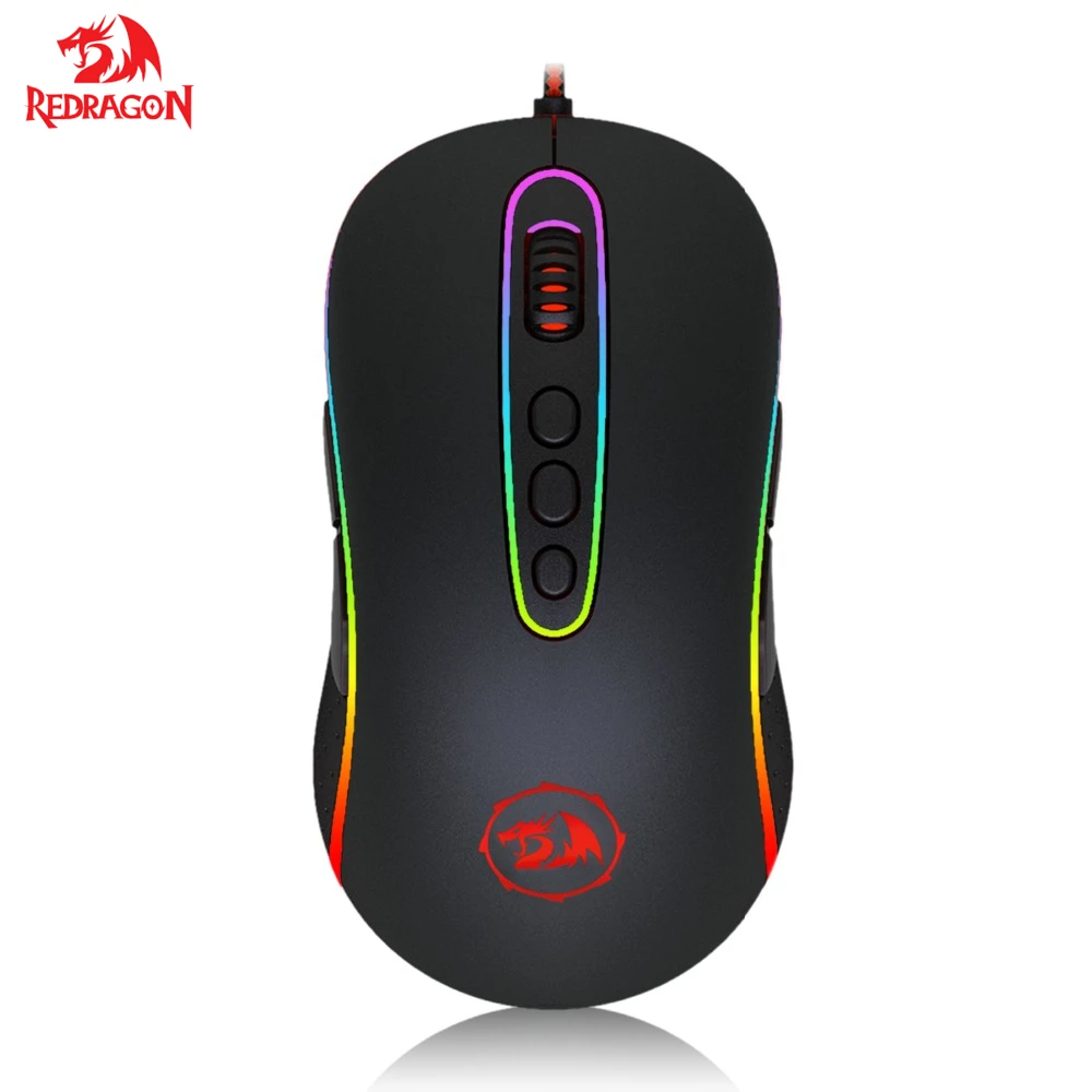 Ergonômico para Desktop Acessórios do Computador Redragon Gaming Mouse Dpi 10 Botões Design Programável Gamer Lol M702-2 10000