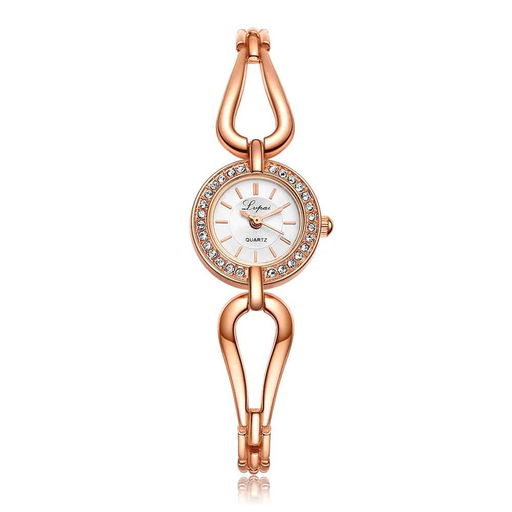 

Hot Selling Women Watches With Rhinestone Dial Luxury Quartz Ladies Casual Clock Dress Gift WristWatch Lvpai Brand Kol Saat@50