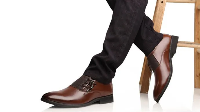 Новые Мужские модельные туфли черные классические pointedtoe Обувь шнурованная для женщин для Для мужчин модные Для мужчин S Бизнес Брендовая обувь для вечеринок размер 38-47