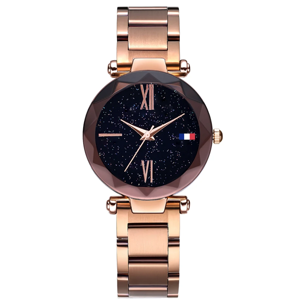 

Hot Fashion Creative Watches Women JAPAN MTYOTA MOVEMETN Stainless Steel Wristwatches Casual Waterproof Clock