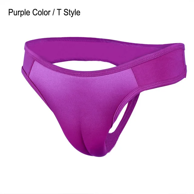 Мужское нижнее белье, искусственная вагина для трансвеститов транссексуалов, трусики для трансвеститов - Цвет: Purple  Color T