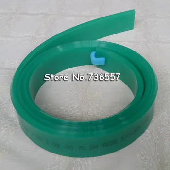 

1 meter Pointed Screen Printing Squeegee Rubber Blade 75A Durometer 50mm*9mm Print rubbers
