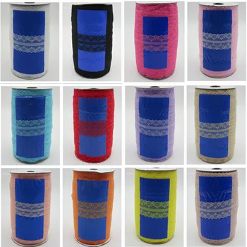 

Wholesale 300 Yards/Roll Beautiful Lace Ribbon 40mm W Trim DIY Embroidered Sewing accessories Decoration african lace fabric