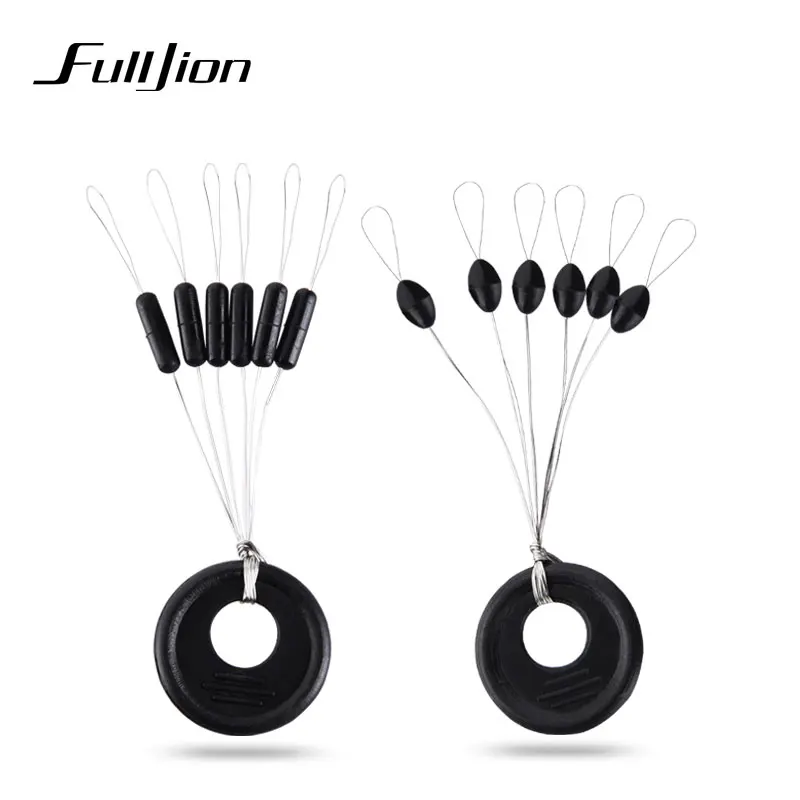 Fulljion 10 قطعة/الوحدة الصيد بوبر تعويم 6 في 1 المطاط الأسود البيضاوي سدادة الفضاء الفول موصل خيط صنارة الصيد معالجة اكسسوارات Fulljion 10 قطعة/الوحدة الصيد بوبر تعويم 6 في 1 المطاط الأسود البيضاوي سدادة الفضاء الفول موصل خيط صنارة الصيد معالجة اكسسوارات
