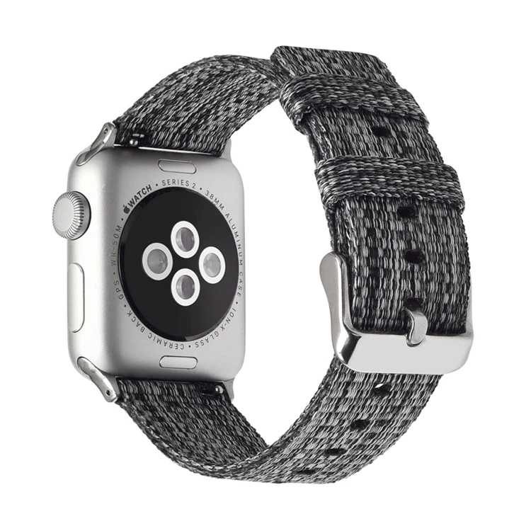 Спортивная петля ремешок для apple watch band 42 мм 38 мм apple watch 4 3 band iwatch band 44 мм 40 мм correa pulseira 42 44 нейлон холст wa