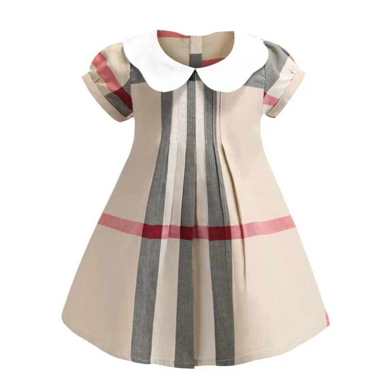 

Kid Dress for Girls Striped Short A-line Summer 2019 Top Tashion Casual Style Princess dress Girls Clothing for 3- 7 Years