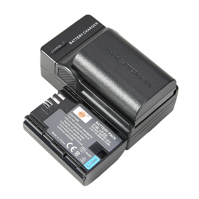 2/3 * DSTE 2600mAh LP-E6 LP-E6N зарядное устройство для Canon EOS 6D 7D 60D 60Da 70D 80D 5DSR Mark II 5DS 5D III |