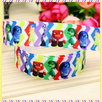 

New 7/8'' Free shipping printed grosgrain ribbon hair bow headwear party decoration wholesale OEM 22mm H4014