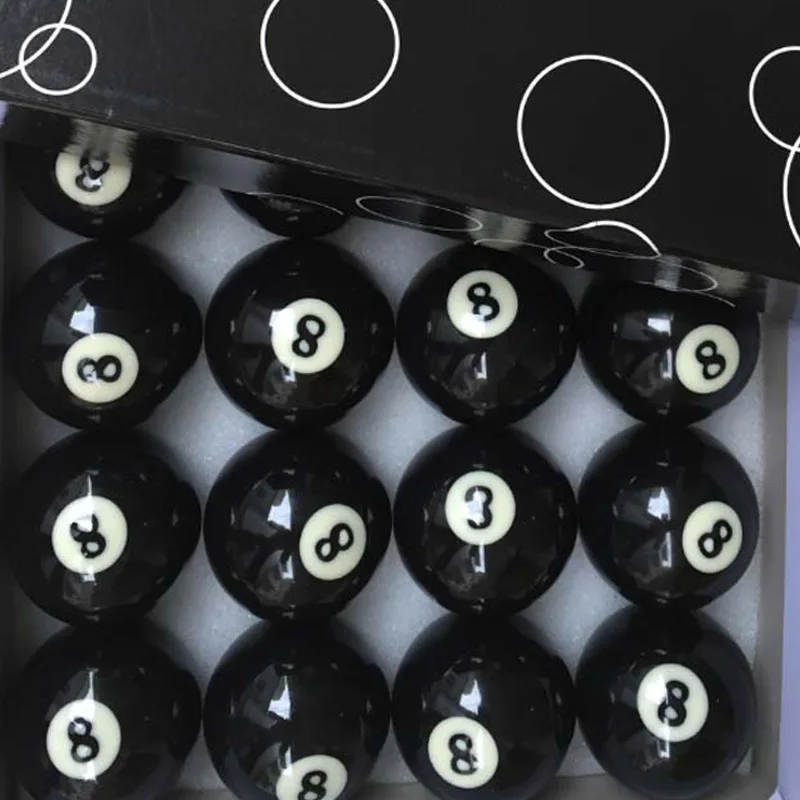 Billiard Ball Billiard Cue Ball single 1pc standard 57.25mm Billiards Pool ball NO8/NO9 single cue ball for billiard table Billiard accessories