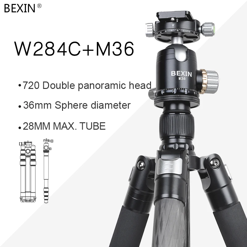 

Good quality Professional Travel tripod monopod Compact Aluminum camera stand Panoramic Ball Head for DSLR Camera
