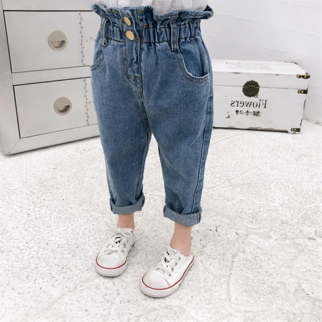 Summer Baby Girls Jeans Pants Kids Clothes Cotton Casual Children Trousers Teenager Denim Boys Clothes 5