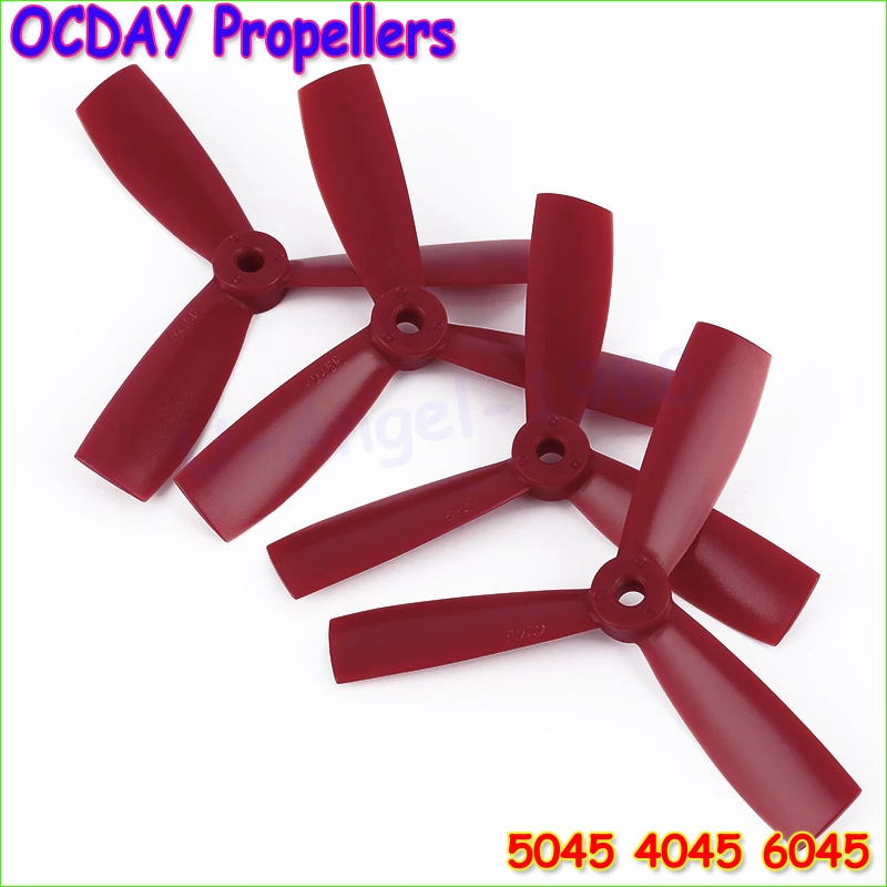 4 шт./лот оригинальный OCDAY 4045 5045 6045 три 3 лопастной L/R вращение по часовой стрелке и