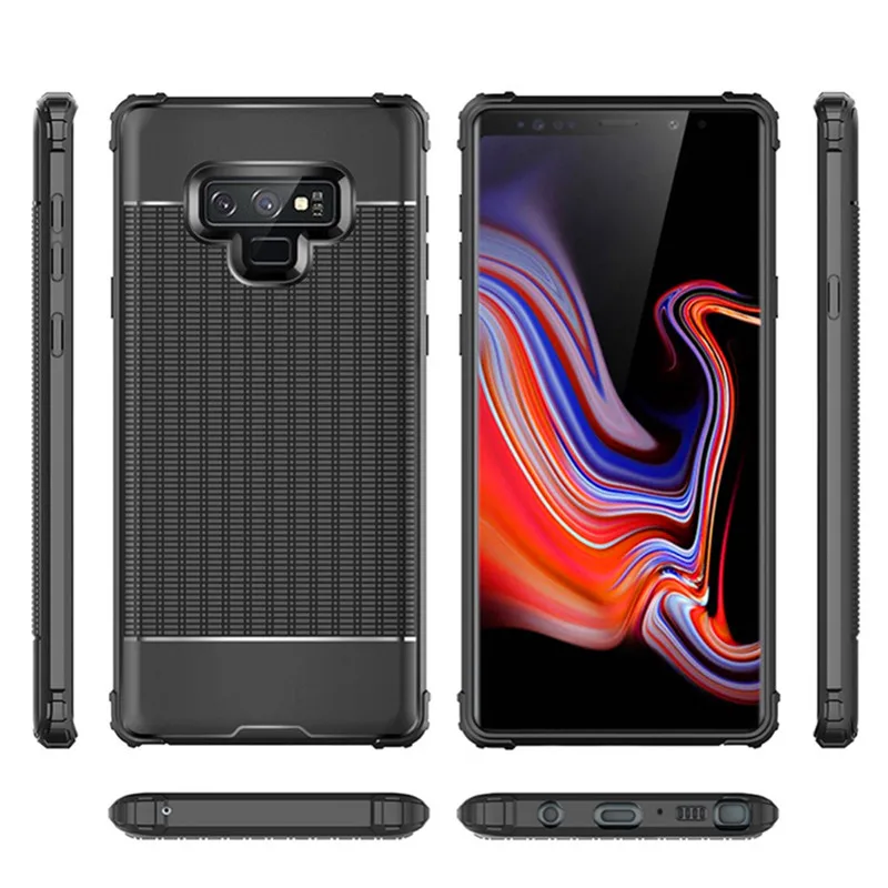 Ультратонкий черный чехол в деловом стиле для Samsung NOTE 9 защитный мобильного