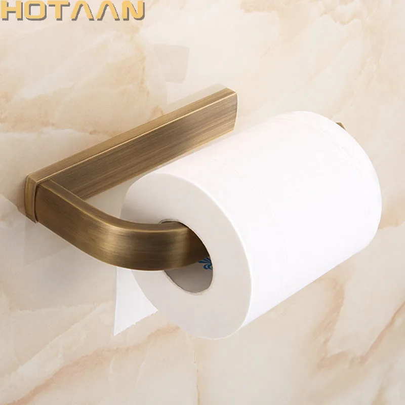 

Free Shipping,Antique Brass Finish Solid Brass Toilet Paper Holder Bathroom Accessoreis Toilet Tissue Paper Roll holder YT-10492