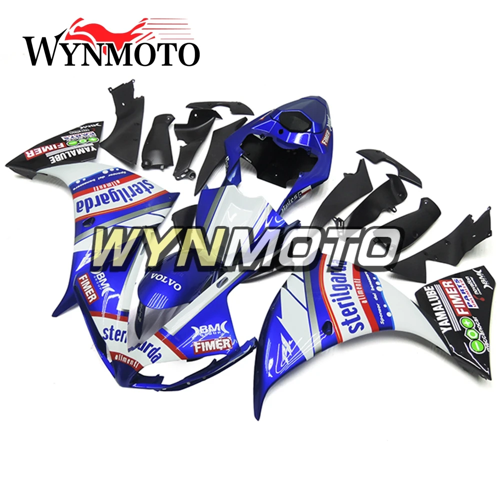 Инъекции пластмассы ABS Обтекатели для Yamaha YZF1000 R1 год 2009-2011 09 10 11 мотоцикл Полный комплект обтекатель синий кузов