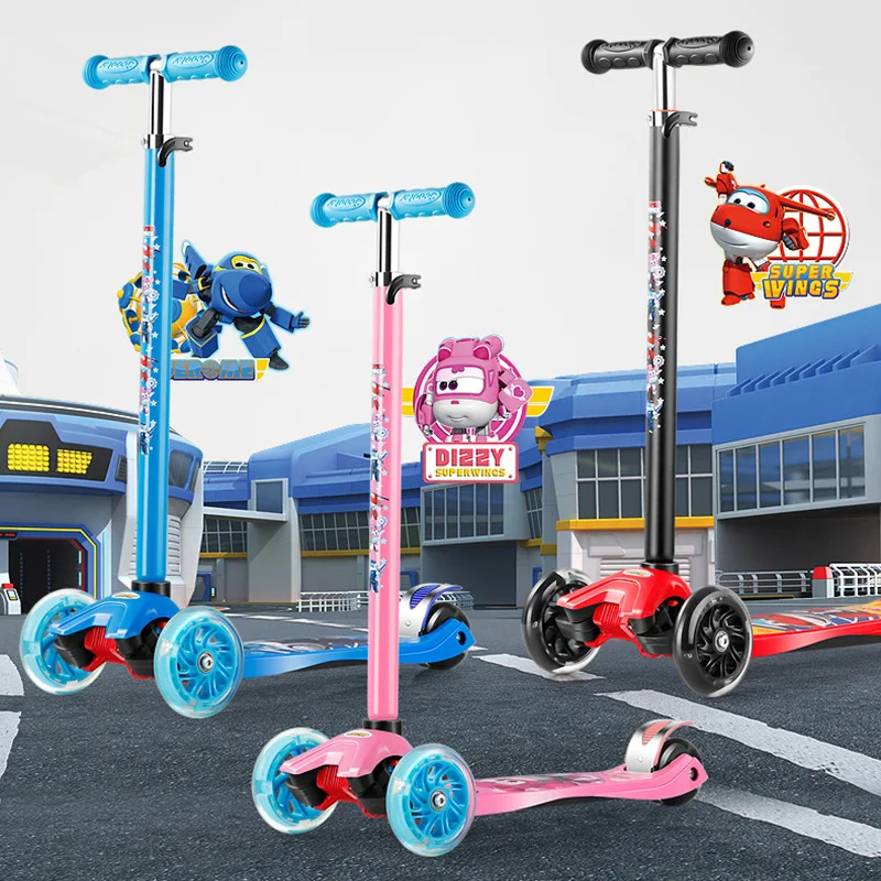 

Children's scooter can lift Lightweight fo Baby Walker with Wheels Multi-function Child Kids Ride on Toys Car canLuminous