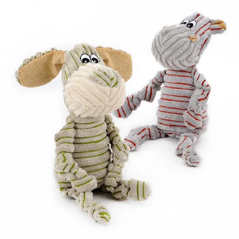 High Quality Big Size Large Dog Toy Plush Dog Chew Toy 33cm Length Dog