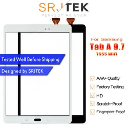Srjtek для Samsung Galaxy Tab A 9,7 SM-T555 T555 WI-FI Сенсорный экран планшета Стекло Сенсор Запчасти планшетный ПК с сенсорным Экран Панель