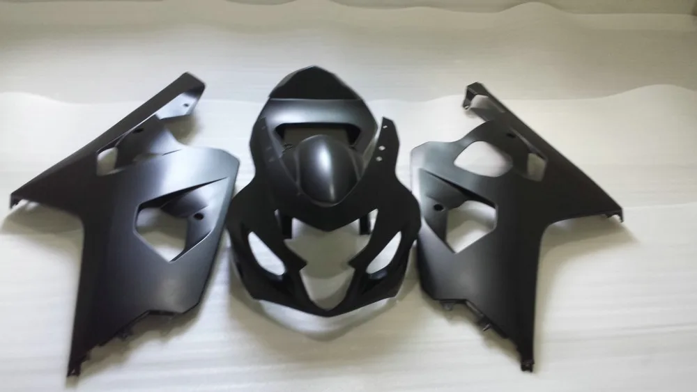 

Injection mold Fairing kit for SUZUKI GSXR600 750 04 05 GSXR600 GSXR750 K4 2004 2005 all matte black Fairings set SW80